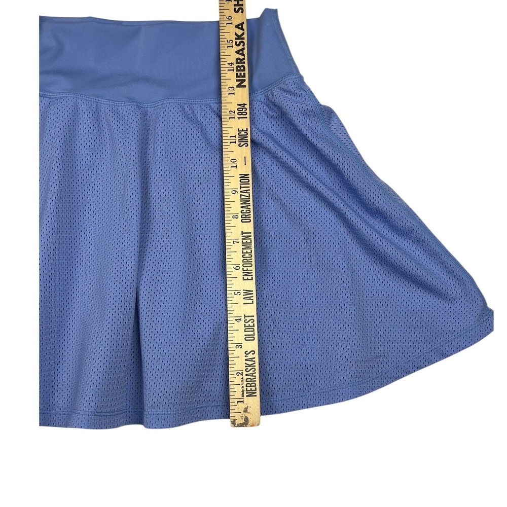 Buffbunny EUC Athletic Skort Women Medium Blue Mesh Tennis Pickleball Golf - Picture 4 of 8
